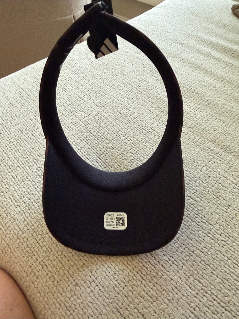 adidas Women's Visor - Dark Brown and Black Cheetah Print NWT - Picture 4 of 5